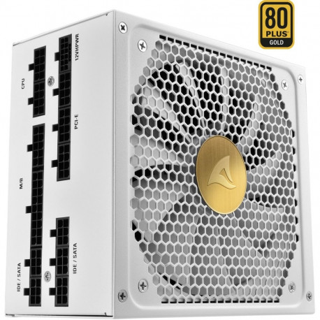 Sharkoon REBEL P30 Gold 1000W ATX3.0, PC power supply (white, 1x 12VHPWR, 4x PCIe, cable management,