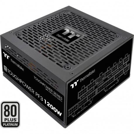 Toughpower toiteplokk PF3 1200W 1x 12-Pin High Power GPU 6x PCIe kaablijuhtimine, must