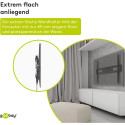 Goobay Pro TILT (XL), wall mount (black)