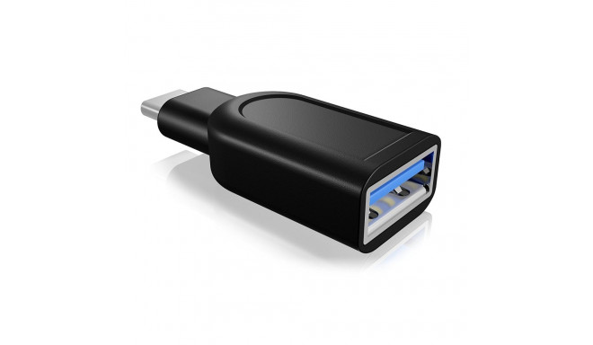 adapter USB 3.2 Gen 1 USB-C pistik > USB-A pesa, must