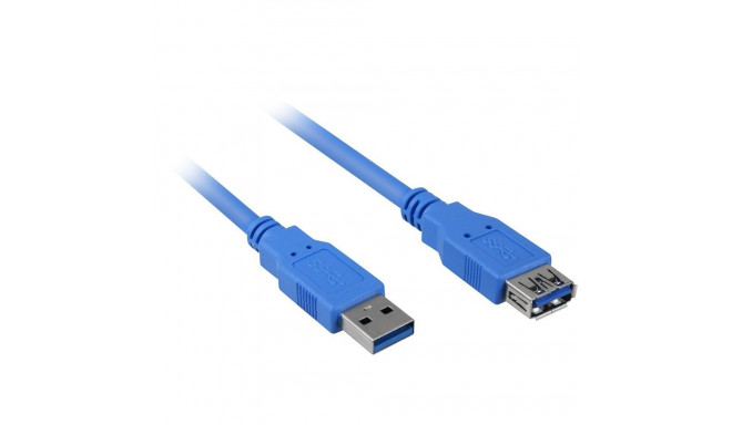 Sharkoon USB 3.0 przedłużacz blue 3,0m