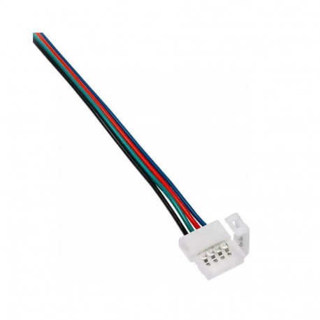 RGBW LED-riba pistik 12 mm 15 cm kaabliga