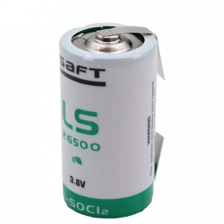 Battery - Saft Ls26500 U-lötfahne 3.6v 7700mah Lithium 1 Pc.