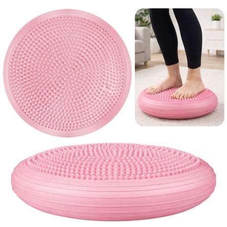 Sensomotorne ogaline tasakaalupadi roosa 34 cm