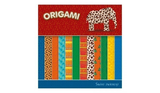 Origami paber Dan-Mark Animals World, 19,5x19,5cm