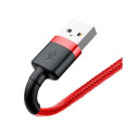 Baseus Cafule USB Lightning cable 2.4A 1m (black + red)