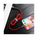 Baseus Cafule USB Lightning cable 2.4A 1m (black + red)