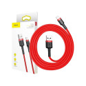 Baseus Cafule USB Lightning cable 2.4A 1m (black + red)