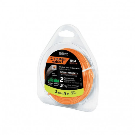 Truper reinforced square trimmer line 3.0mm/9m