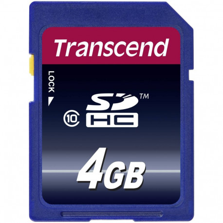 Transcend SDHC               4GB Class 10