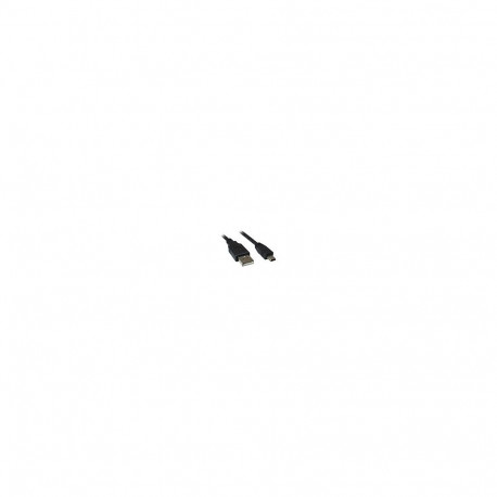 "Kabel USB 2.0 A-B Mini 0.5m schwarz"