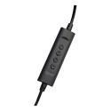Conceptronic USB-C mikrofoniga stereo peakomplekt, integreeritud juhtimine, 2.0m, must
