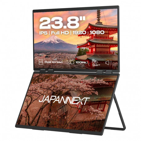 JapanNext FHD topeltmonitor 60,45cm (23,8")