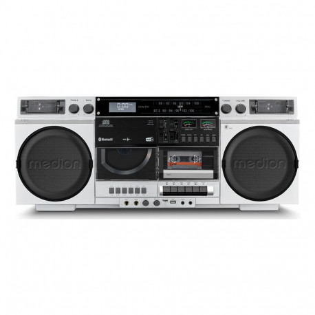 Medion P66538 valge retro-boombox
