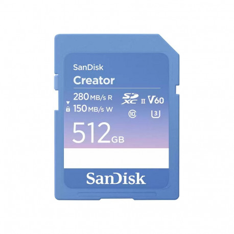 "CARD Sandisk Creator SD UHS-II 512GB"