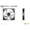 "140mm be quiet! LIGHT WINGS LX PWM"