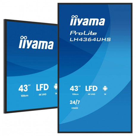 iiyama LH4364UHS-B1AG 43-tolline LCD UHD