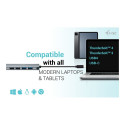 D i-tec USB-C metallist Nano 2x HDMI