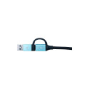 "D I-TEC USB-C CABLE TO USB-C/A"