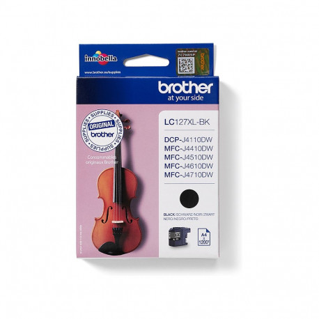 "Brother Tinte LC-127XL-BK Schwarz bis zu 1.200 Seiten nach ISO/IEC 24711"