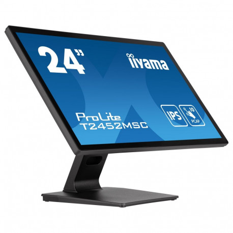 61cm/24" (1920x1080) iiyama ProLite T2452MSC-B1 16:9 FHD IPS puutetundlik 14ms HDMI DP USB-C kõlar m