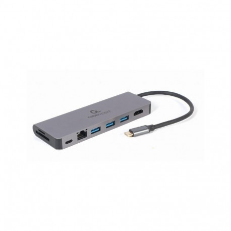Gembird I/O ADAPTER USB-C TO HDMI/USB3/5IN1 A-CM-COMBO5-05
