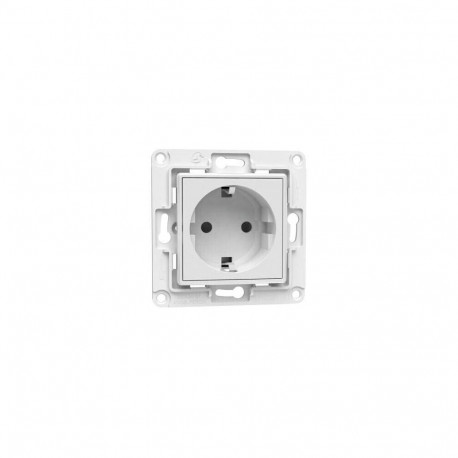 Shelly wall socket EU (white, flush-mounted)