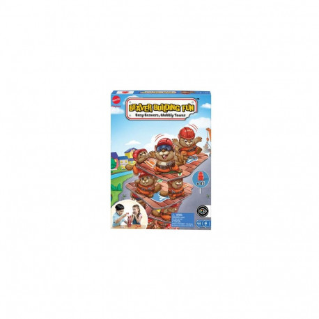 Games Beaver Building Fun Game for Family Nights, Game Nights, Travel & Camping for 2-4 Players 
