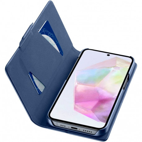 Kaardivahega mobiiliümbris Cellular Line Galaxy A36/Galaxy A56 Wallet Book, sinine