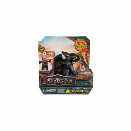 Collectible Figurine - Spin Master How To Train Your Dragon Roaring Minis Toothless