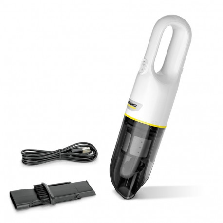 Handheld Vacuum Cleaner - Kärcher CVH 3 Bagless 20min Runtime HEPA Filter Black, White