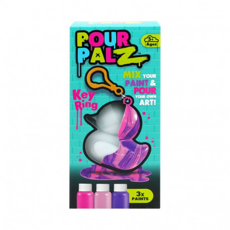 Pour Palz DIY Mini Paint Duck w/keychain