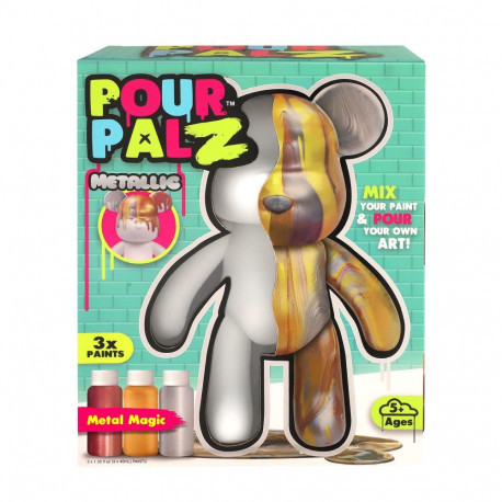 Pour Palz DIY värvitav karu-Metal Magic