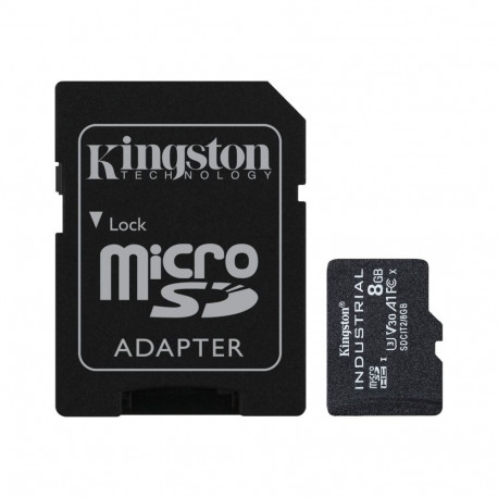 Kingston | UHS-I | 8 GB | microSDHC/SDXC Industrial Card | Flash memory class Class 10, UHS-I, U3, V