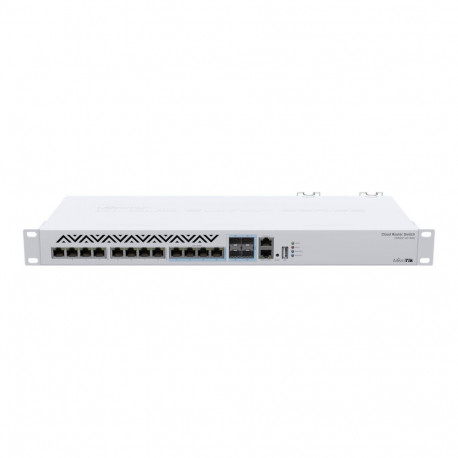 MikroTik Cloud Router Switch 312-4C+8XG-RM koos RouterOS L5, 1U räkitikorpus