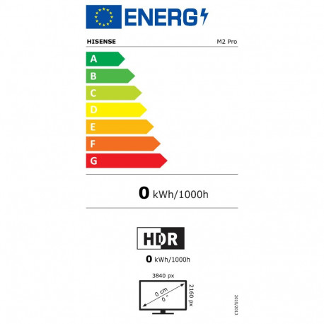 Hisense laserprojektor M2 PRO Trichroma mini 1.300ANSI-Lumen