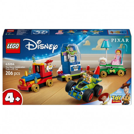 "LEGO 43264 Disney Pixar Partyzug und das Auto RC aus Toy Story"