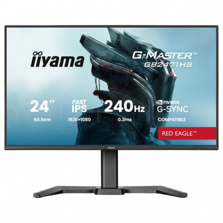 "60,5 cm/23,8? (1920×1080) iiyama G-Master GB2471HSU-B1 16:9 FHD Fast IPS 0,3 ms 240 Hz HDMI Display