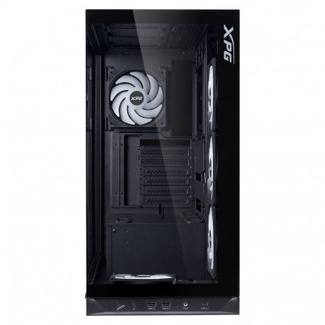 XPG Invader X BTF ATX miditorn must 5x120mm ARGB USB C