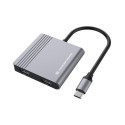 Conceptronic 4-1 dokkimisjaam USB-C->2xHDMI/USB-A/100WPD 25cm hall