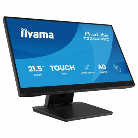 "IIYAMA 54.6cm (21,5"") T2254MSC-B2AG 16:9 M-Touch HDMI+DP+USB"