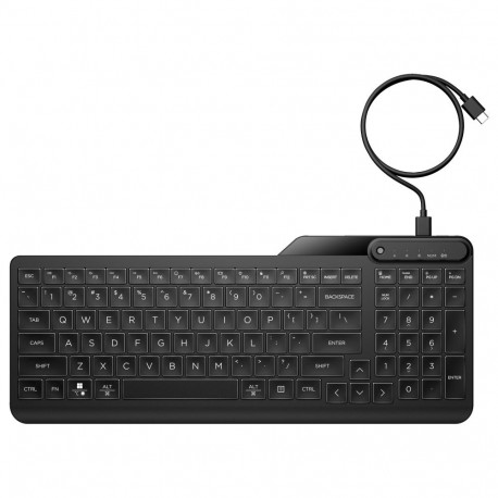 "HP 405 Multi-Device Backlit Wired Keyboard"