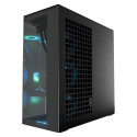 "Arctic Xtender (Black) mirrow black window with GPU vertical mount"