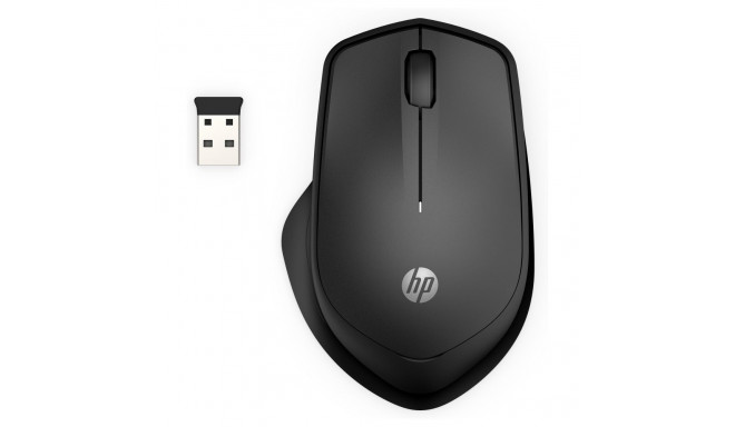 "HP 280 Silent Maus kabellos schwarz"