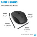 "HP 150 Maus kabellos schwarz"