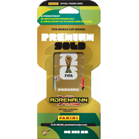 Panini jalgpallikaardid FIFA World Cup 2026 Gold Blister