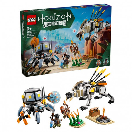 "LEGO 77037 Horizon Adventures Aloy und Varl vs. Panzerwanderer und Sgezahn"