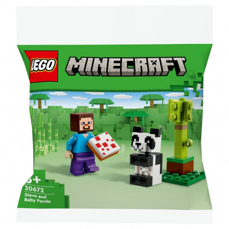 "LEGO 30672 Minecraft Steve mit Baby-Panda (Polybag)"