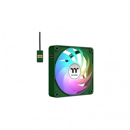 120mm Thermaltake CT120 EX ARGB Sync roheline arvuti jahutusventilaator, 3-pakk