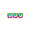 "140mmThermaltake CT140 EX ARGB Sync PC Cooling Fan Bumblebee 3 Pack"